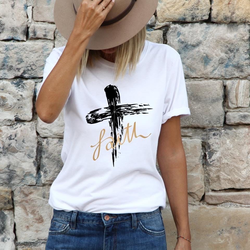 Faith cross T-shirt 